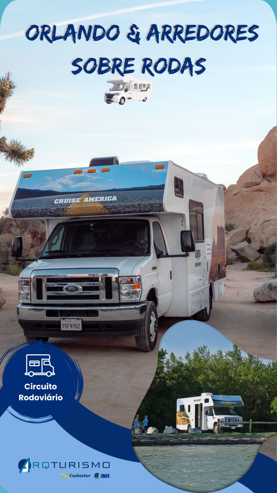 Orlando & Arredores sobre rodas – Motorhome Modelo C30